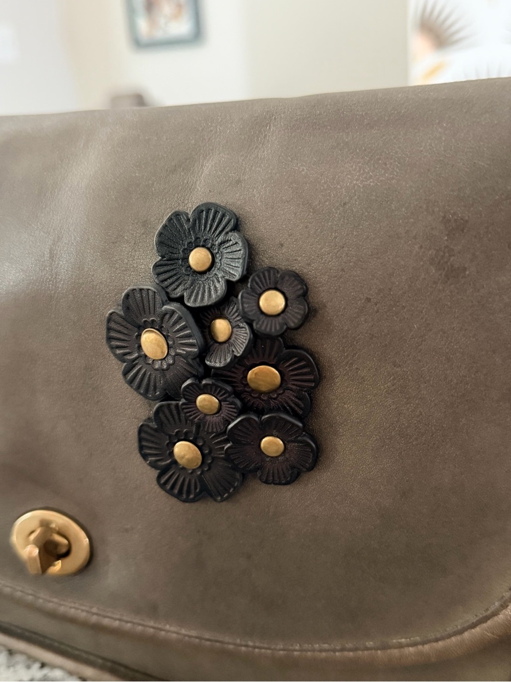 Altered Vintage Coach City Bag - Picture 2 of 10
